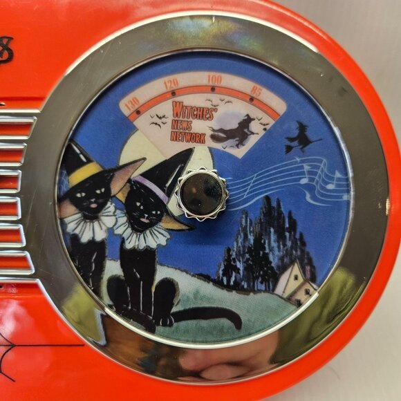 Mr Halloween Trick or Treat Tunes Orange Radio News Music Vampire Witch WORKS - Picture 5 of 5